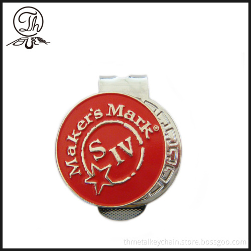 Custom golf ball markers hat clip